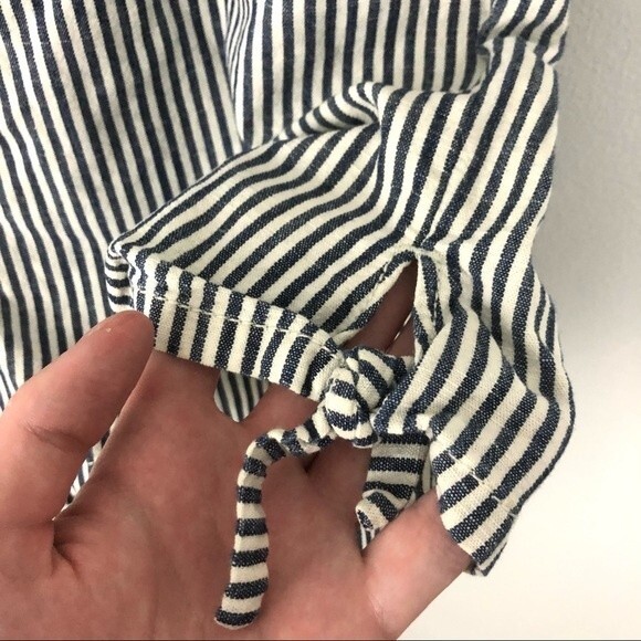 Madewell Chambray Striped Shorts NWT Size XXS - Picture 8 of 12